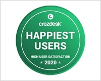 Crozdesk Happiest Users 2020